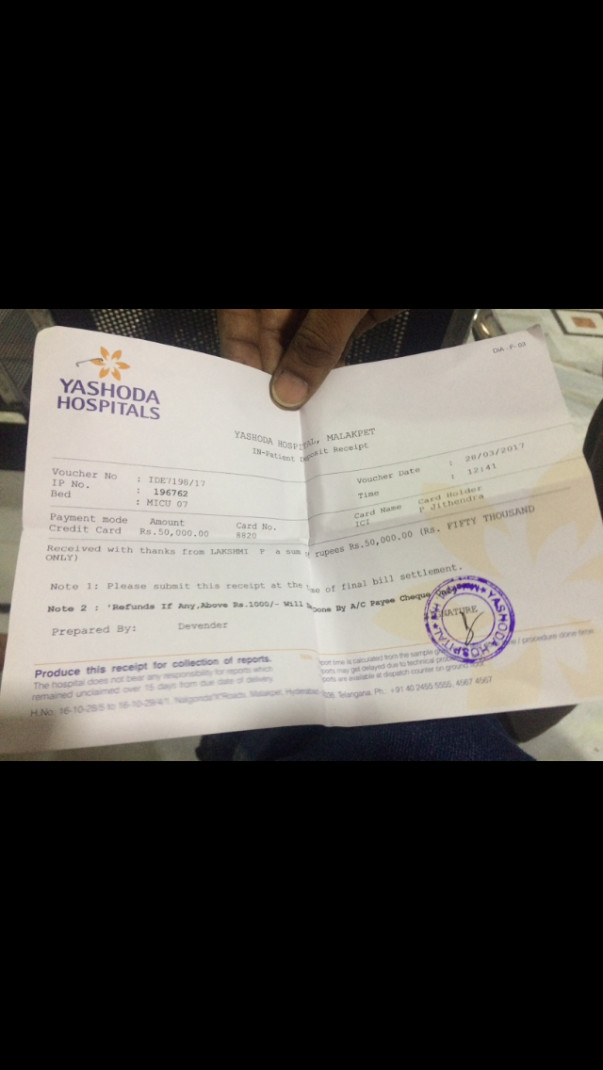 Bill paid on 28/03/2017