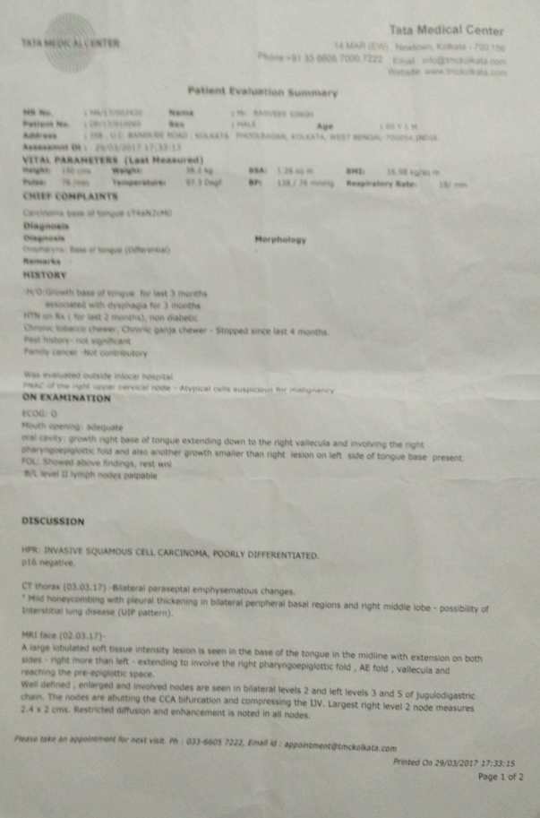 Medical Report part 1