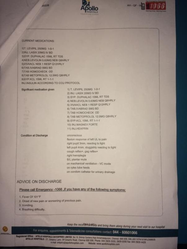 discharge advice