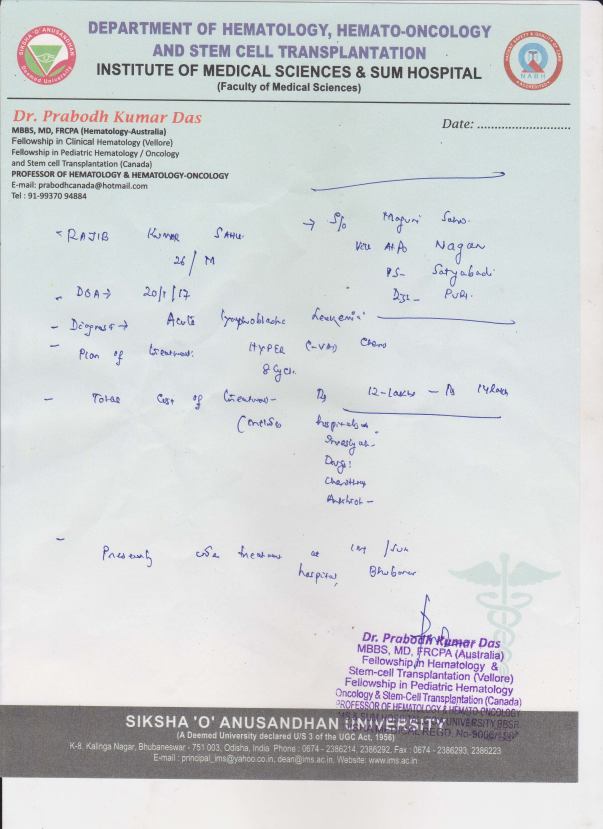 Medical doc from Rajib's Doctor
