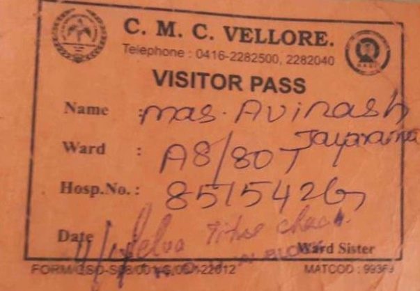 Avinash's Patient ID