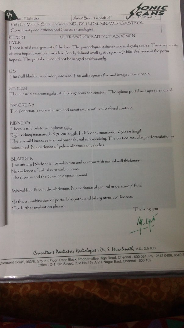 Scan reports for Liver Gall bladder