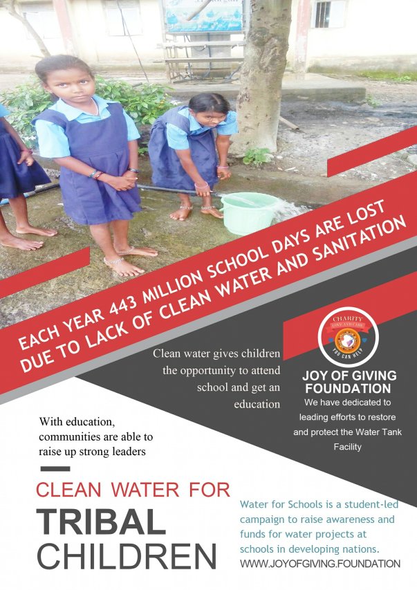 More than 1200 Needy Students are able to drink clean water everyday