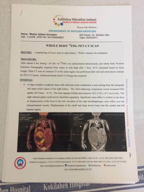 PET SCAN Report