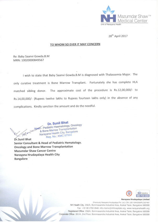 Estimation letter