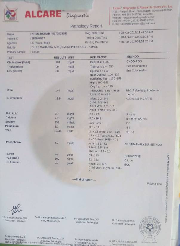 Blood Reports