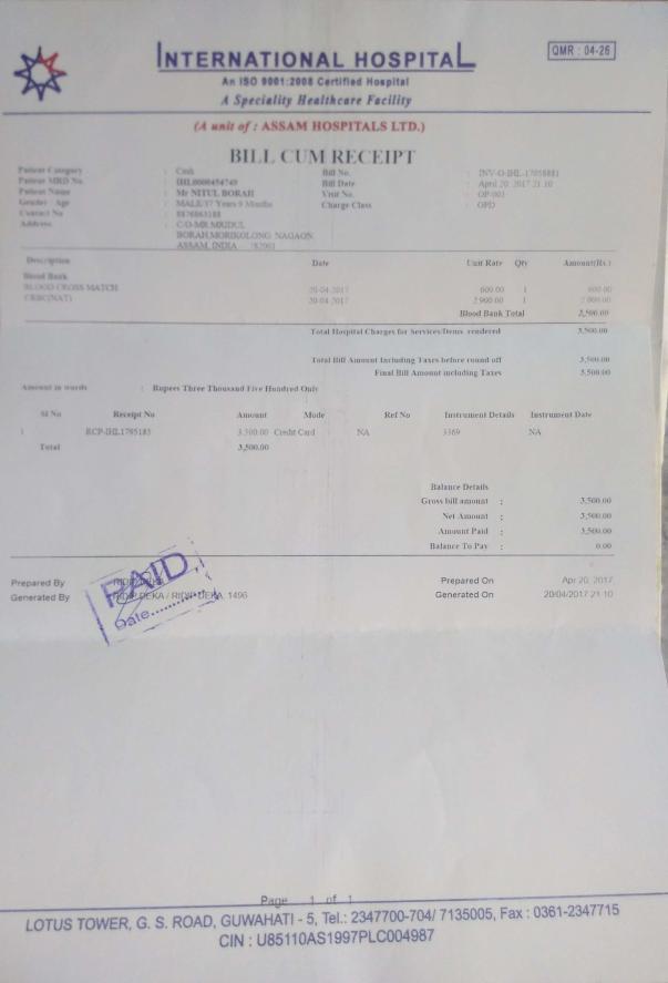 Blood Bills
