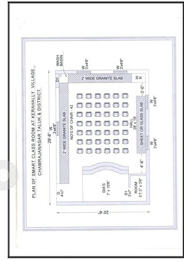 PLAN OF LBORATORY