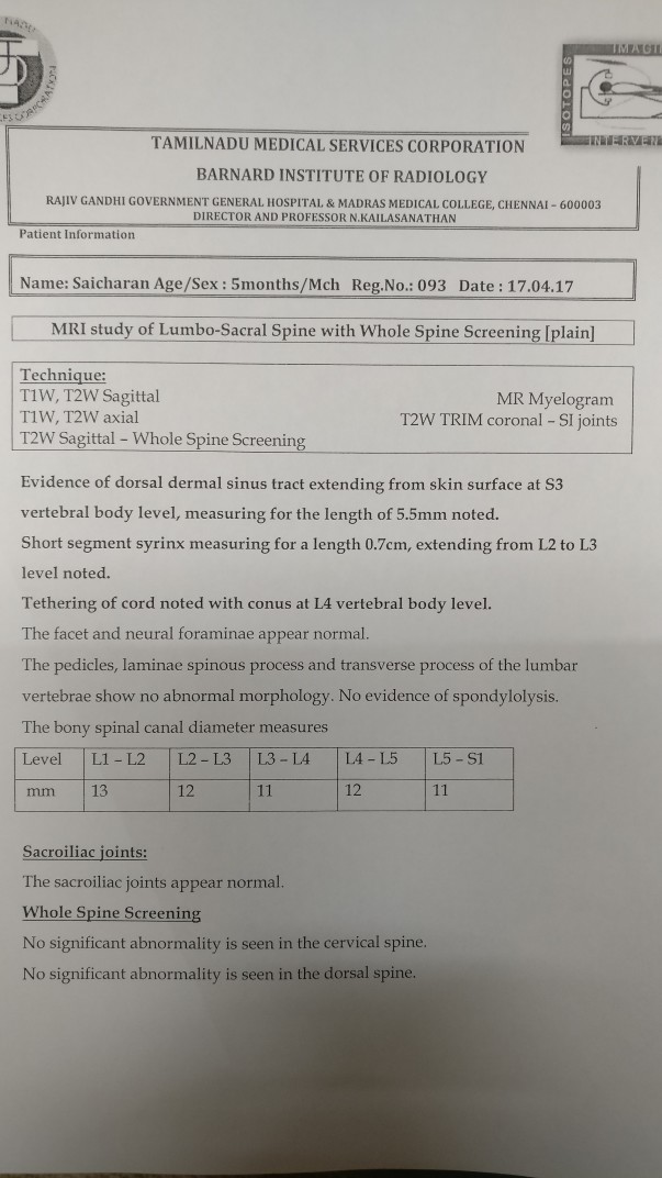 Scan report