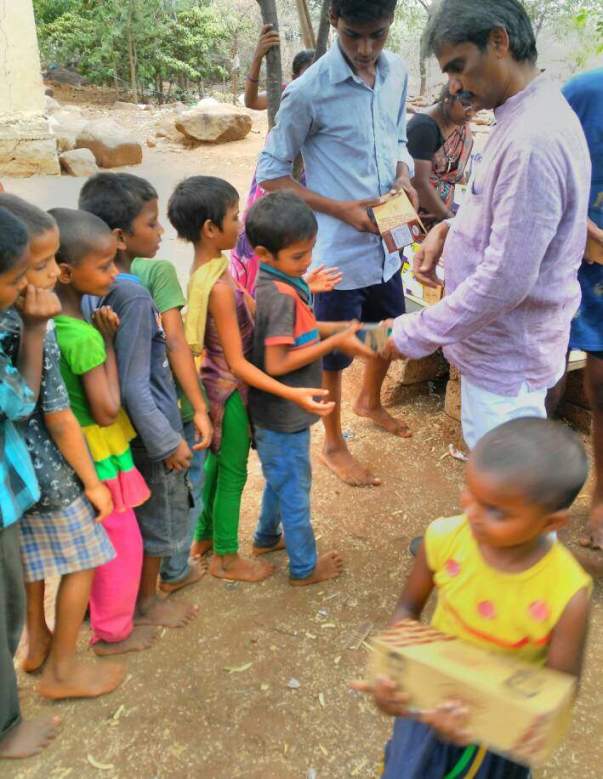Our Field Volunteer in Anathapur- Sreedhar Rajoli Garu