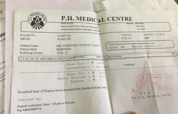 Diagnosis bill 2