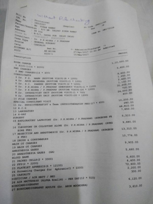 Hospital Charge