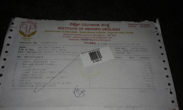 test Bill victoria