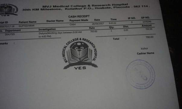 dialysis bill