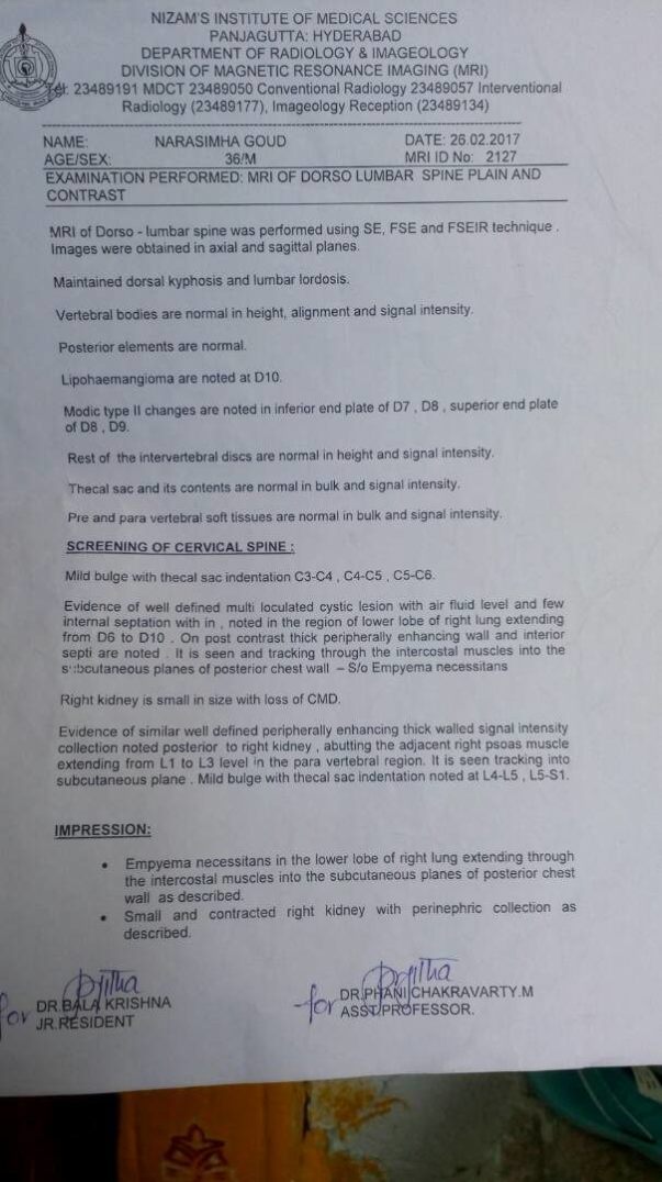 Medical report 2