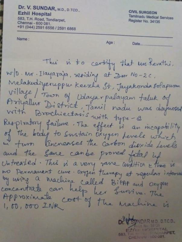 Letter from the doctor