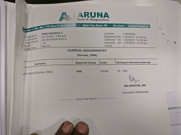 Diabetes report