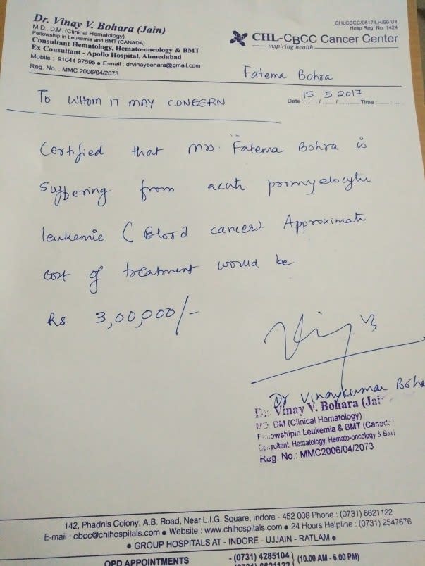 Estimation Letter