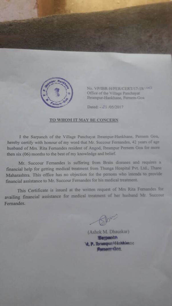 Panchayat letter