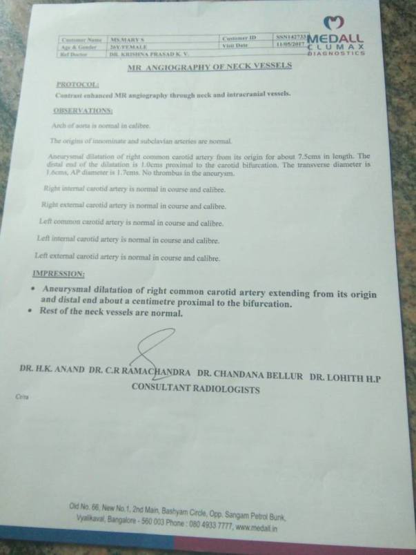 Medical Report