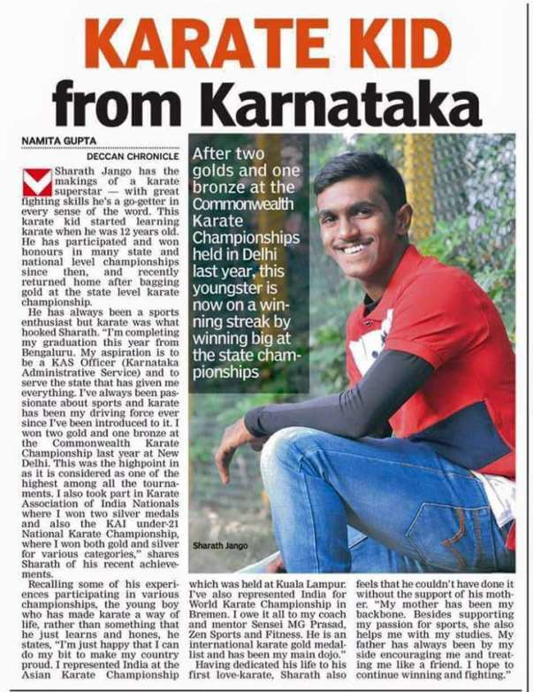 Karate Kid from Karnataka