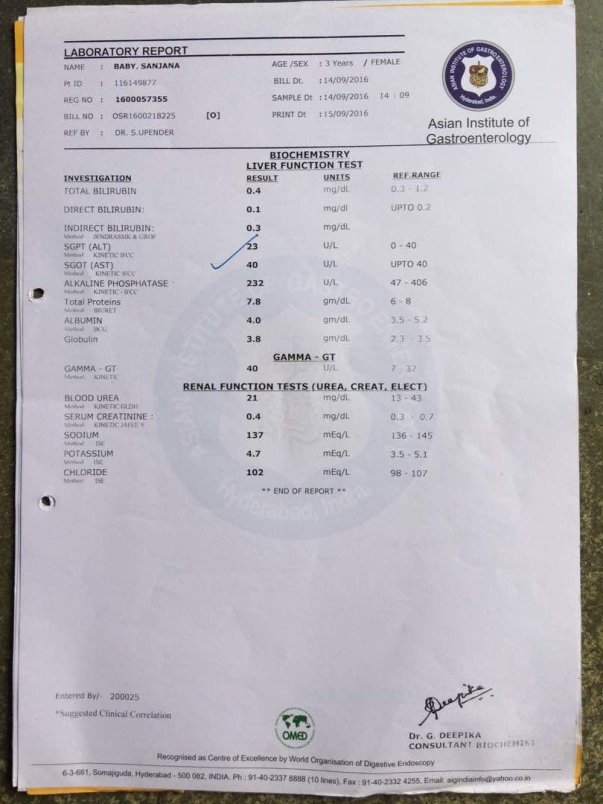 liver function test