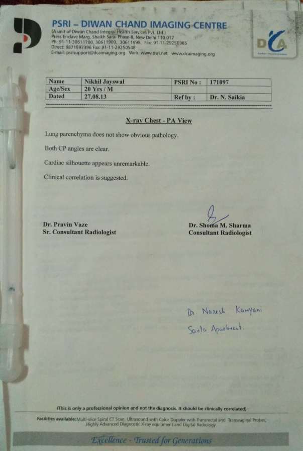 Medical Record - 1