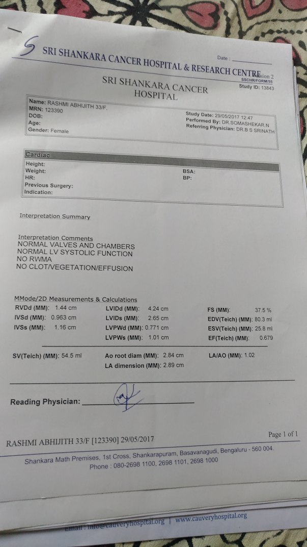 Chest XRay Report