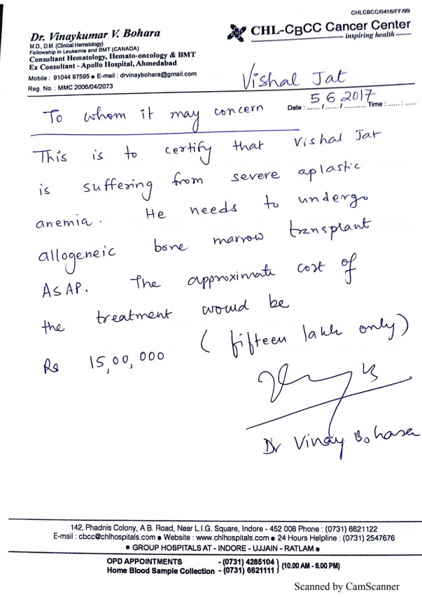 Estimation letter
