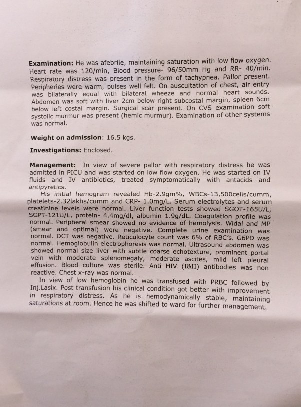 diagnosis document