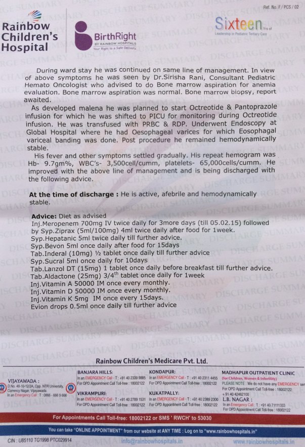 diagnosis document