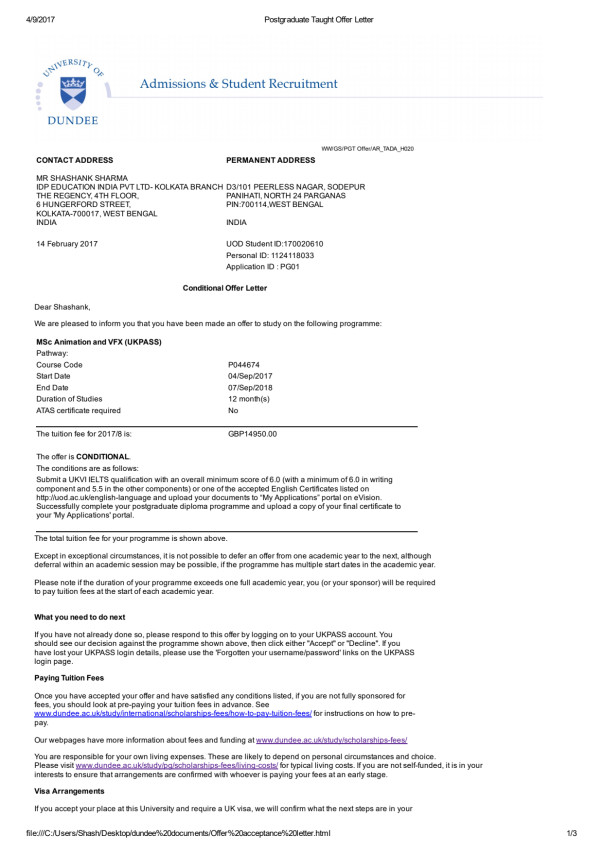 Offer Letter