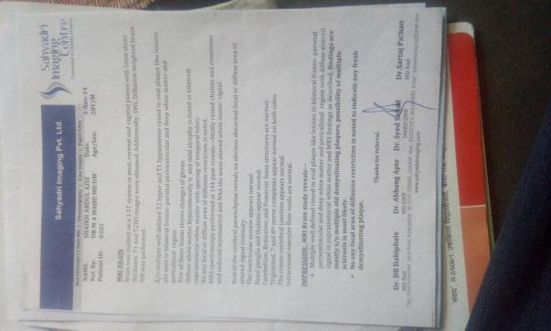 MRI scan report #3