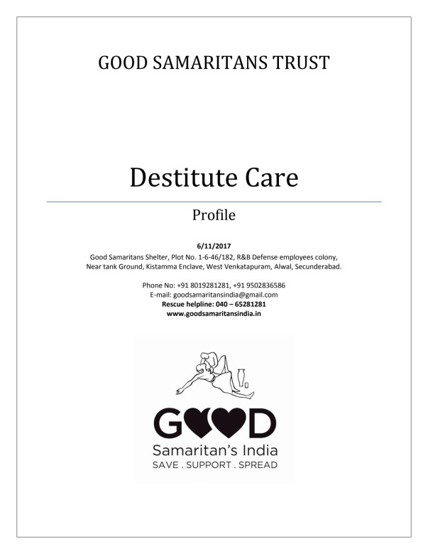 Good Samaritans India: Profile