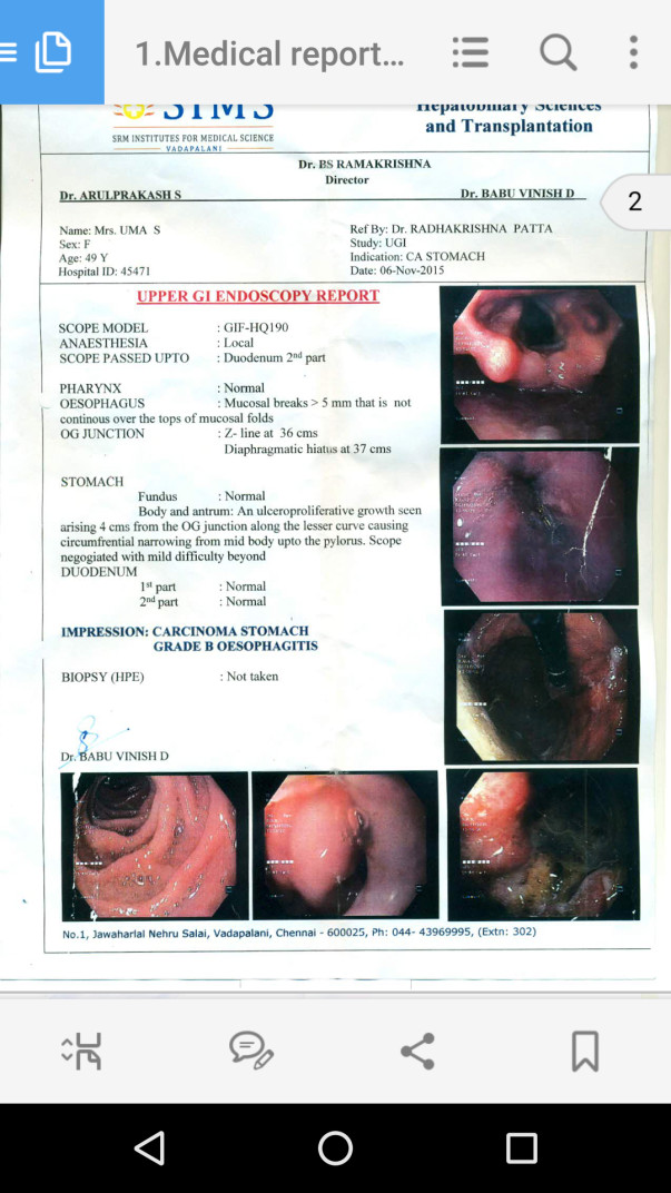 Abdominal scan