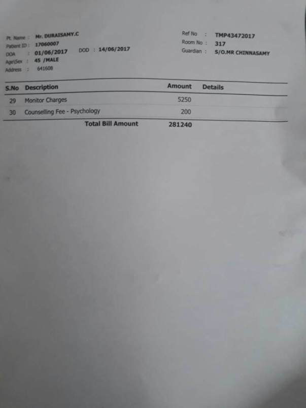 medical expense bill 2