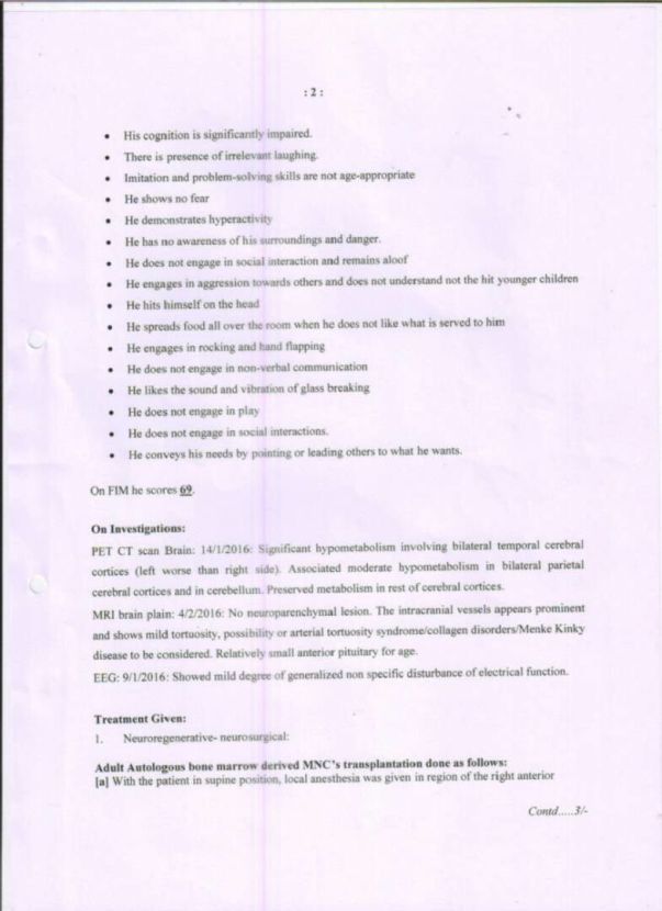 Page 2 - NRRT Treatement Details