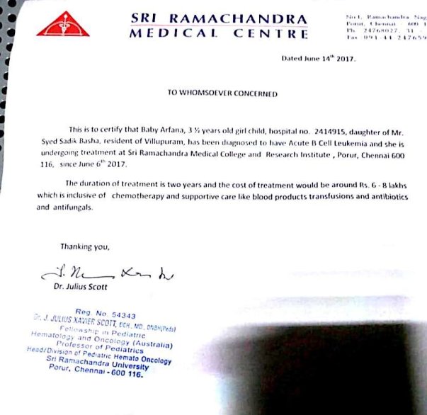 Estimation letter