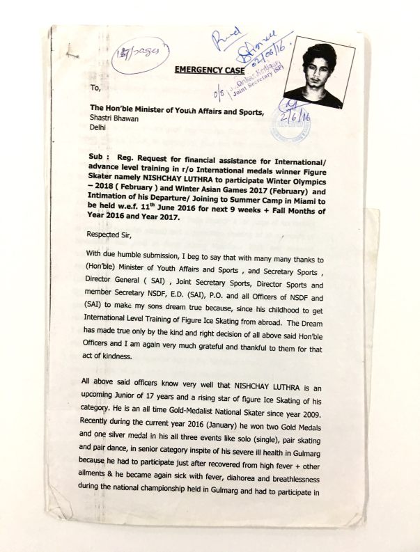 Financial Assistance Request Letter