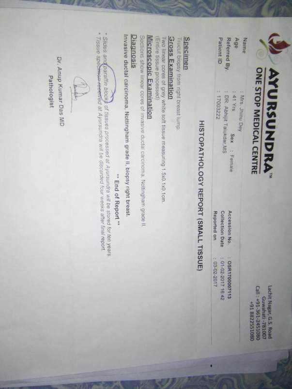 histopathology report