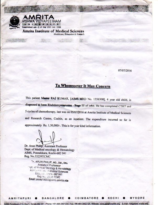 Doctor's Letter