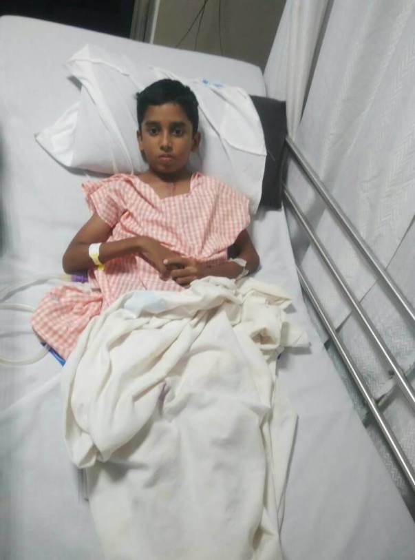 Kirubakaran recent hospital photo