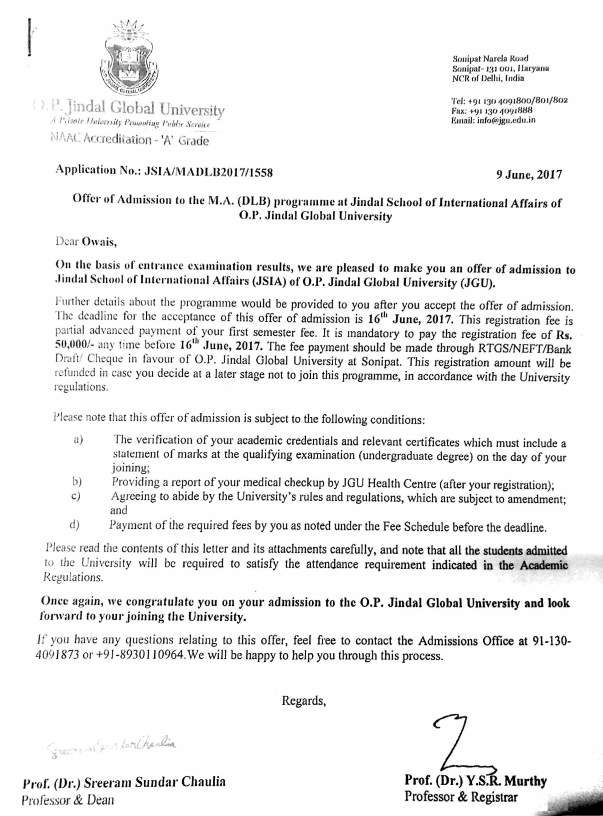 Offer Letter