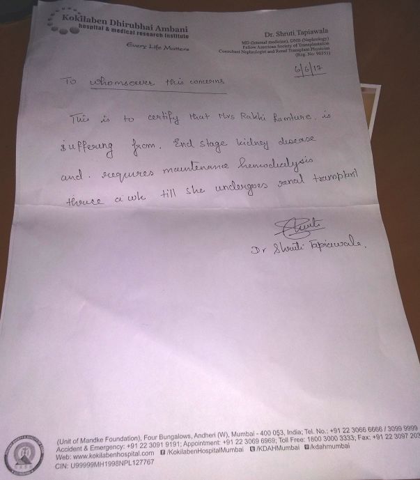 Dr. Certificate