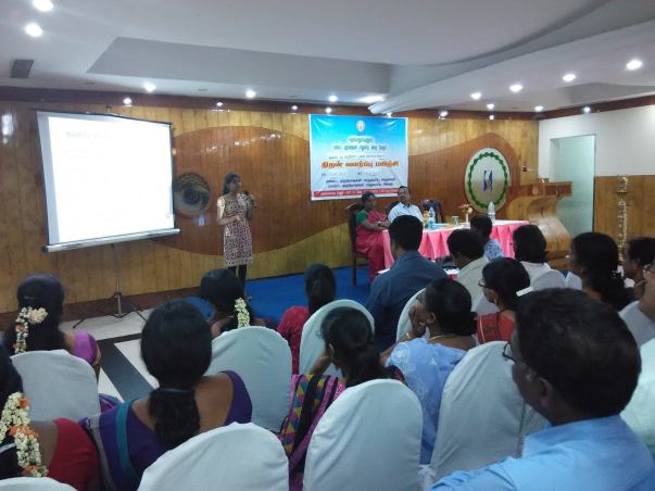 Priya is making a presentation on adolescence to the teachers.