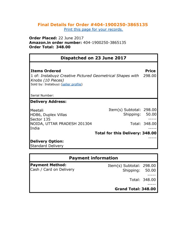Details of Purcahse order-2
