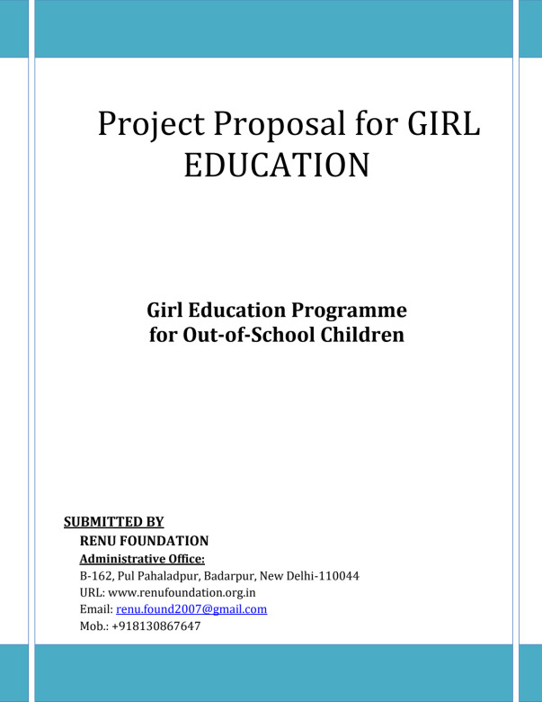 Proposal for Girl Education Center
