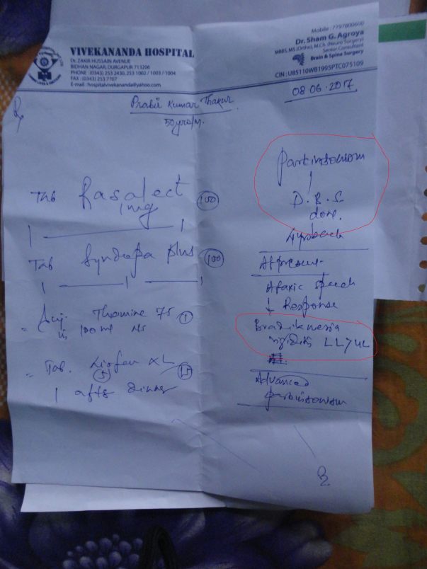 consultation report of local doctor in 2nd time