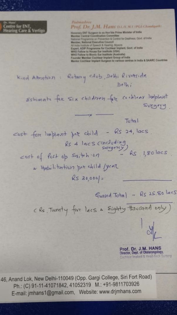 Quote of Doctor & Hospital