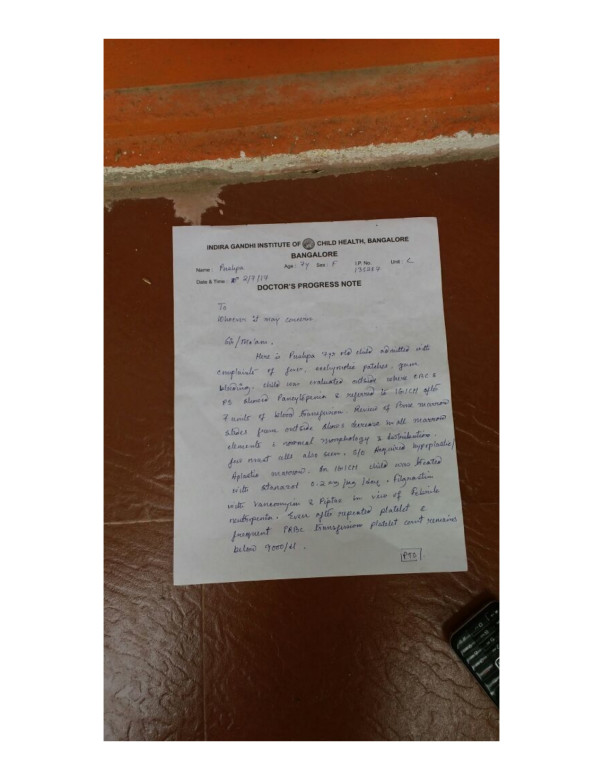 IGICH Note